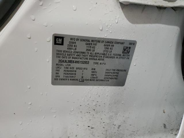 Продаж на аукціоні авто 2017 Gmc Terrain Sl, vin: 2GKALMEK4H6152853, номер лоту: 93535205