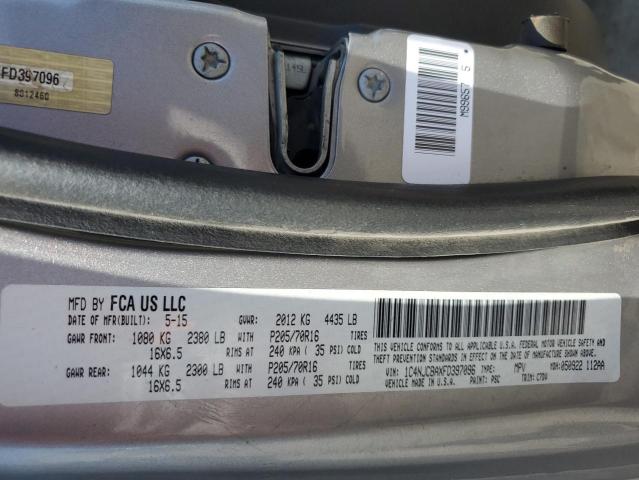 Aukcja sprzedaży 2015 Jeep Compass Sp, vin: 1C4NJCBAXFD397096, numer aukcji: 80078895