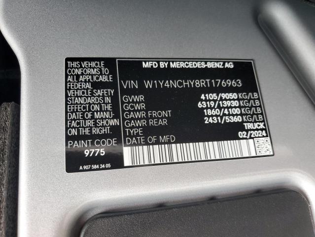 Продажа на аукционе авто 2024 Mercedes-benz Sprinter, vin: W1Y4NCHY8RT176963, номер лота: 81855465
