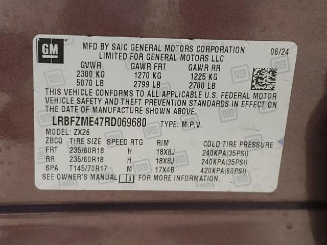 Продажа на аукционе авто 2024 Buick Envision P, vin: LRBFZME47RD069680, номер лота: 71990685