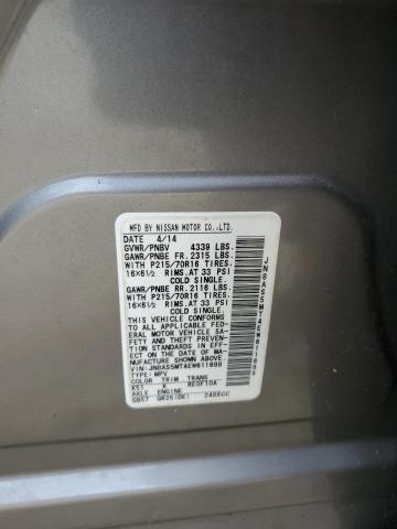 Продажа на аукционе авто 2014 Nissan Rogue Select S, vin: JN8AS5MT4EW611688, номер лота: 81811485