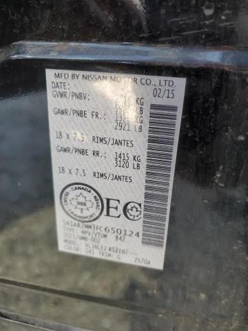 Auction sale of the 2015 Nissan Pathfinder, vin: 5N1AR2MM3FC650124, lot number: 70694065