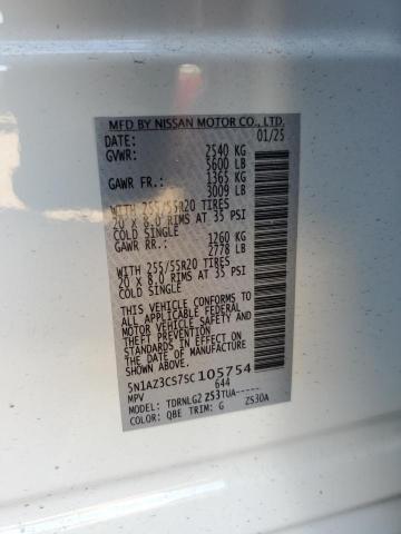 Продаж на аукціоні авто 2025 Nissan Murano, vin: 5N1AZ3CS7SC105754, номер лоту: 81849755