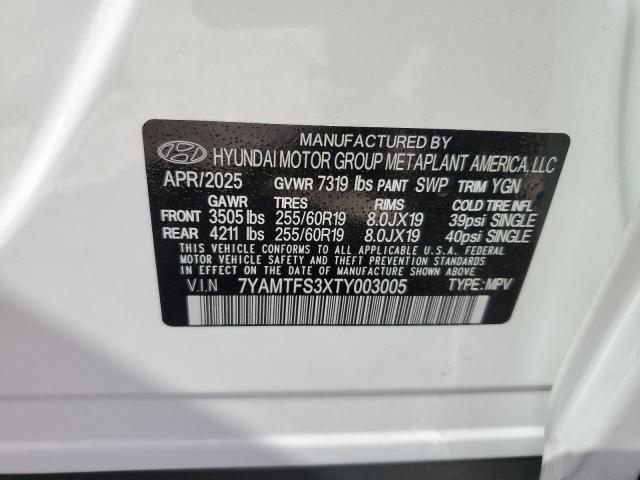 2026 Hyundai Ioniq 9 მანქანა იყიდება აუქციონზე, vin: 7YAMTFS3XTY003005, აუქციონის ნომერი: 84592725
