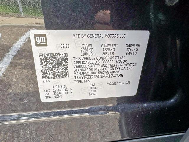 Продаж на аукціоні авто 2023 Cadillac Xt4 Premiu, vin: 1GYFZDR43PF174188, номер лоту: 80587115