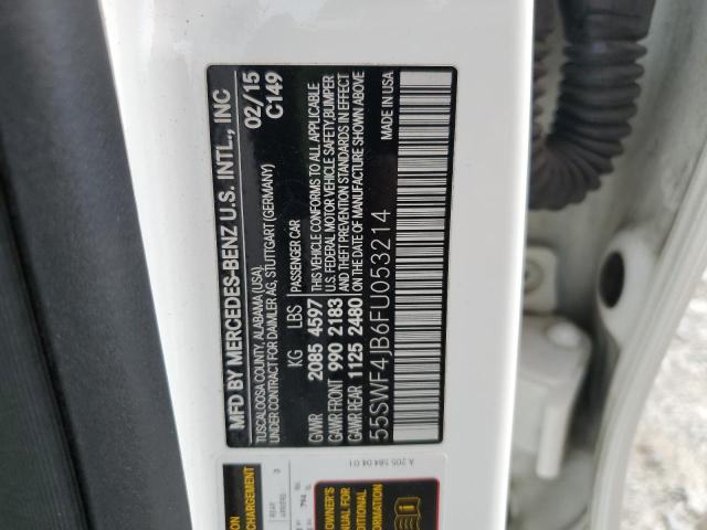 Продажа на аукционе авто 2015 Mercedes-benz C, vin: 55SWF4JB6FU053214, номер лота: 81548945