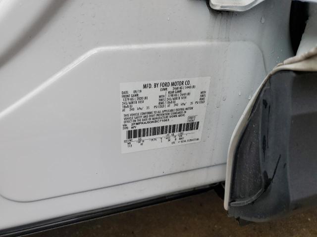 81486625 :رقم المزاد ، 2FMPK4J93KBC71063 vin ، 2019 Ford Edge مزاد بيع