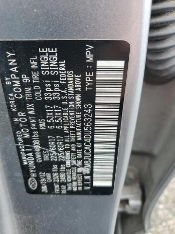 Aukcja sprzedaży 2013 Hyundai Tucson, vin: KM8JUCAC4DU563243, numer aukcji: 84393035