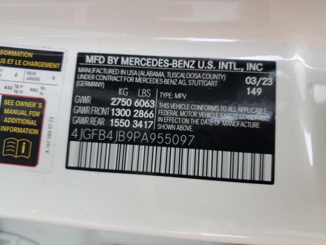 Aukcja sprzedaży 2023 Mercedes-benz Gle 350, vin: 4JGFB4JB9PA955097, numer aukcji: 84273895