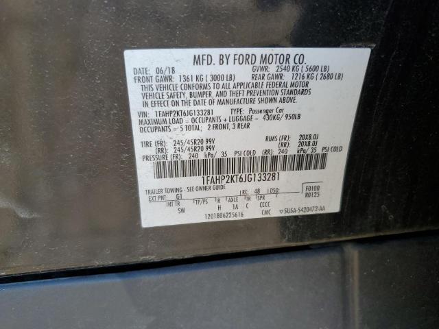 Aukcja sprzedaży 2018 Ford Taurus Sho, vin: 1FAHP2KT6JG133281, numer aukcji: 83927635