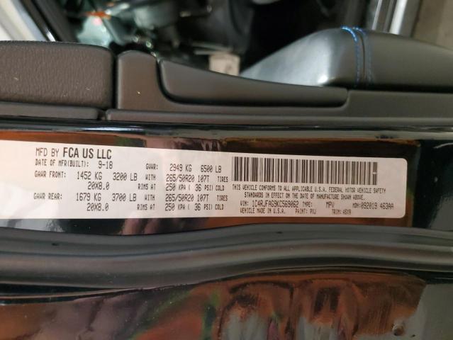 2019 Jeep Grand Cherokee მანქანა იყიდება აუქციონზე, vin: 1C4RJFAG9KC569062, აუქციონის ნომერი: 84619965