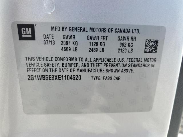 Продаж на аукціоні авто 2014 Chevrolet Impala Limited Lt, vin: 2G1WB5E3XE1104620, номер лоту: 71689885