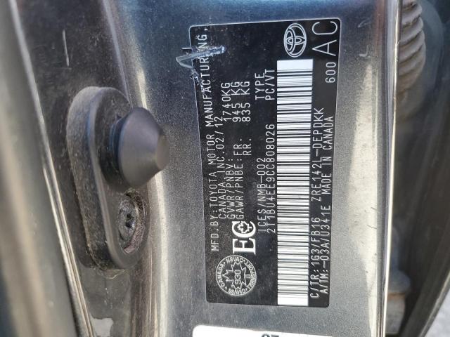 Aukcja sprzedaży 2012 Toyota Corolla, vin: 2T1BU4EE9CC808026, numer aukcji: 71963445