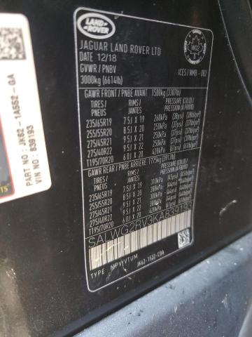 Продажа на аукционе авто 2019 Land Rover Range Rover Sport, vin: SALWG2RV3KA839193, номер лота: 72067415