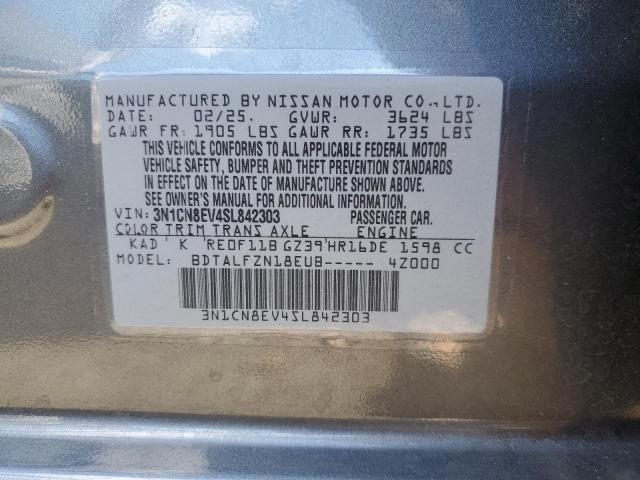 71864015 :رقم المزاد ، 3N1CN8EV4SL842303 vin ، 2025 Nissan Versa Sv مزاد بيع