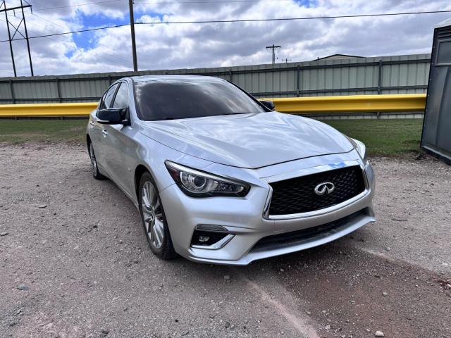 2018 Infiniti Q50 Luxe მანქანა იყიდება აუქციონზე, vin: JN1EV7AP6JM350970, აუქციონის ნომერი: 83847385
