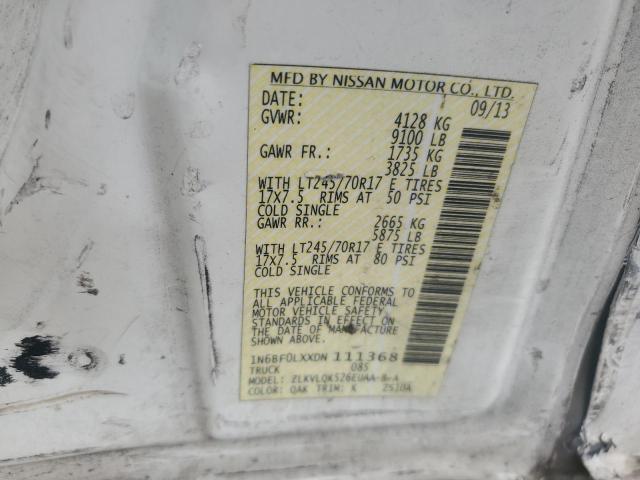 Aukcja sprzedaży 2013 Nissan Nv, vin: 1N6BF0LXXDN111368, numer aukcji: 82065325