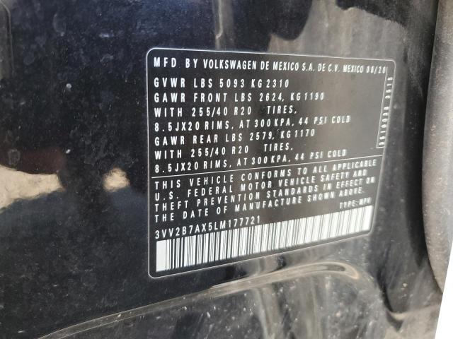 Продажа на аукционе авто 2020 Volkswagen Tiguan Se, vin: 3VV2B7AX5LM177721, номер лота: 80873755