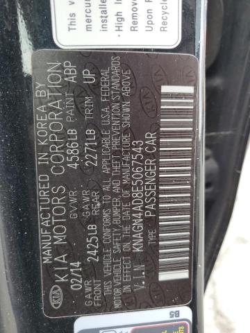 Aukcja sprzedaży 2014 Kia Optima Hyb, vin: KNAGN4AD8E5067543, numer aukcji: 84563835