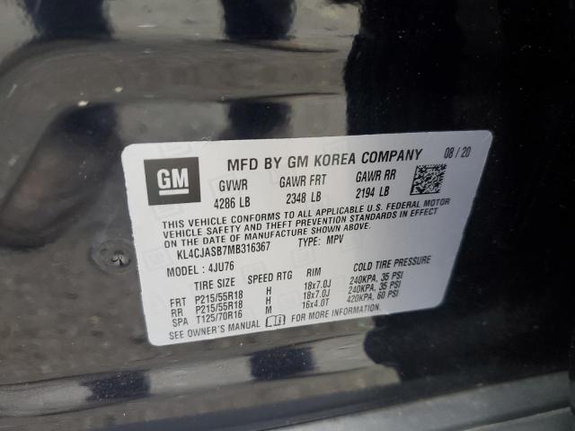 Продаж на аукціоні авто 2021 Buick Encore Preferred, vin: KL4CJASB7MB316367, номер лоту: 80911345