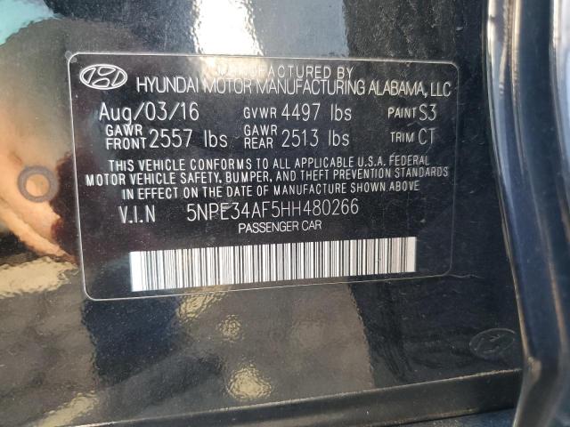 Aukcja sprzedaży 2017 Hyundai Sonata, vin: 5NPE34AF5HH480266, numer aukcji: 71969135