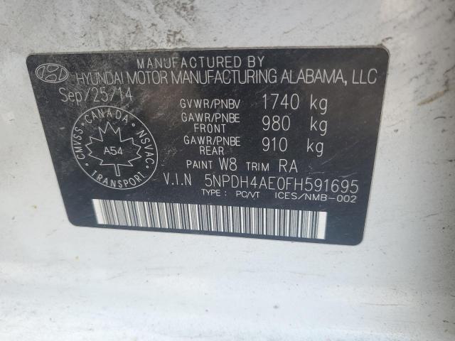 Продаж на аукціоні авто 2015 Hyundai Elantra Se, vin: 5NPDH4AE0FH591695, номер лоту: 81225605