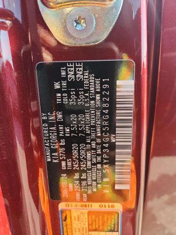Aukcja sprzedaży 2024 Kia Telluride, vin: 5XYP34GC5RG482291, numer aukcji: 81502855