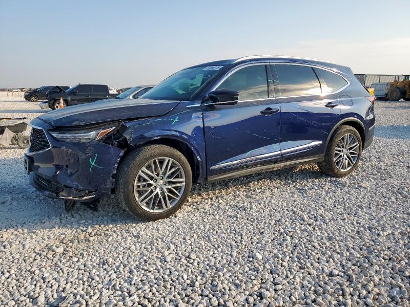 2022 Acura Mdx Advanc მანქანა იყიდება აუქციონზე, vin: 5J8YE1H87NL021486, აუქციონის ნომერი: 81494175