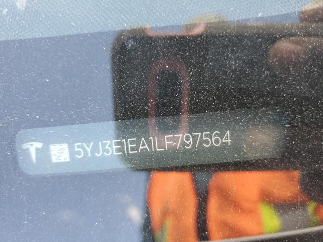 Aukcja sprzedaży 2020 Tesla Model 3, vin: 5YJ3E1EA1LF797564, numer aukcji: 81829635