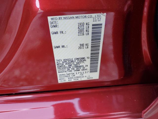 2013 Nissan Altima 2.5 მანქანა იყიდება აუქციონზე, vin: 1N4AL3AP7DC175137, აუქციონის ნომერი: 71829385
