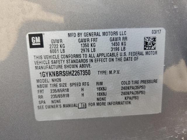 Продаж на аукціоні авто 2017 Cadillac Xt5, vin: 1GYKNBRS6HZ267350, номер лоту: 81631325