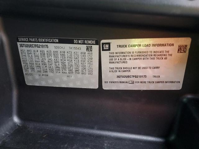 Продаж на аукціоні авто 2015 Gmc Sierra K15, vin: 3GTU2UEC7FG219175, номер лоту: 81682135