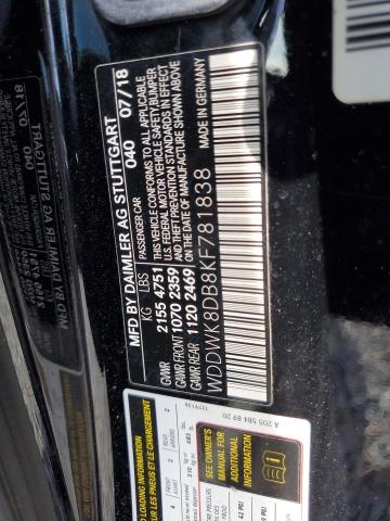 Продажа на аукционе авто 2019 Mercedes-benz C 300, vin: WDDWK8DB8KF781838, номер лота: 80076285