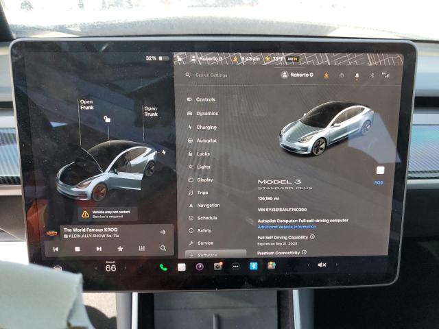 2020 Tesla Model 3 მანქანა იყიდება აუქციონზე, vin: 5YJ3E1EA1LF740300, აუქციონის ნომერი: 71732105