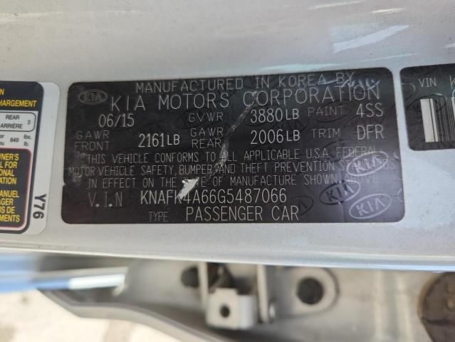 Auction sale of the 2016 Kia Forte Lx, vin: KNAFK4A66G5487066, lot number: 81305695