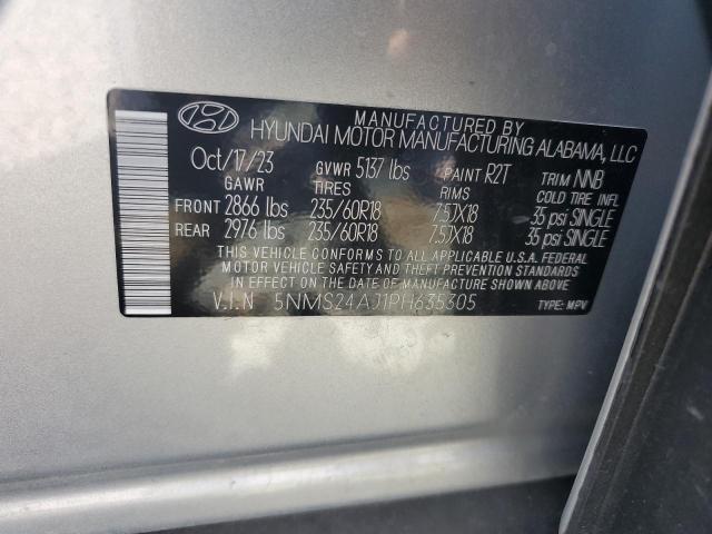 Aukcja sprzedaży 2023 Hyundai Santa Fe, vin: 5NMS24AJ1PH635305, numer aukcji: 71470815