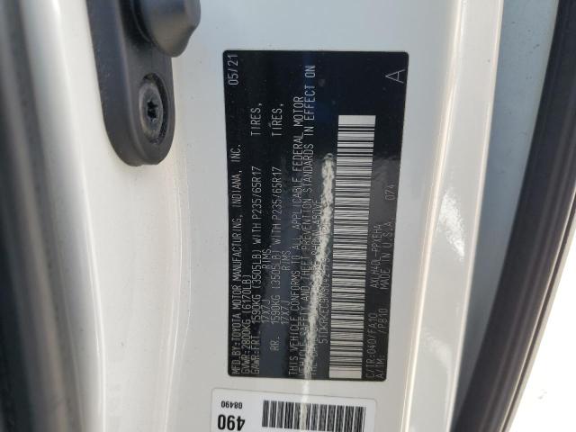 Aukcja sprzedaży 2021 Toyota Sienna, vin: 5TDKRKEC9MS042179, numer aukcji: 71556915
