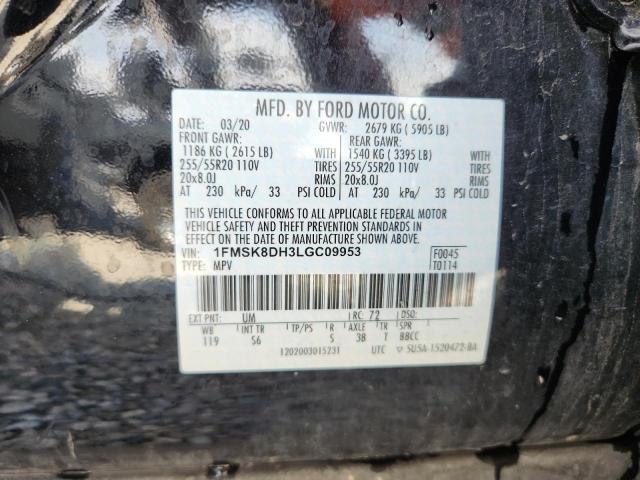 Продаж на аукціоні авто 2020 Ford Explorer, vin: 1FMSK8DH3LGC09953, номер лоту: 70852425