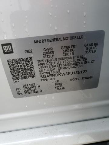 Aukcja sprzedaży 2023 Buick Enclave Av, vin: 5GAERDKW3PJ135127, numer aukcji: 71372335