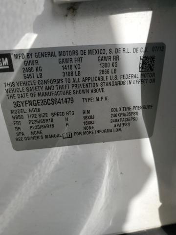 Продажа на аукционе авто 2012 Cadillac Srx, vin: 3GYFNGE35CS641479, номер лота: 80154495