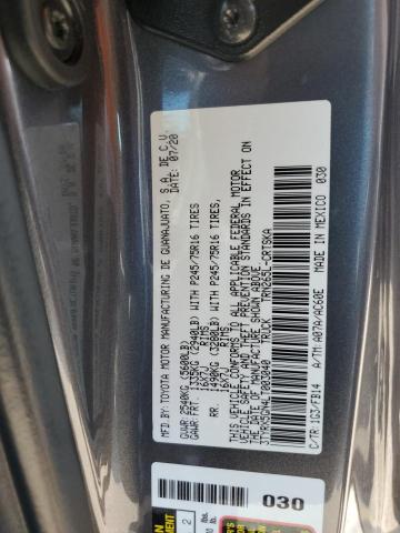 71552395 :رقم المزاد ، 3TYRX5GN4LT003040 vin ، 2020 Toyota Tacoma Access Cab مزاد بيع