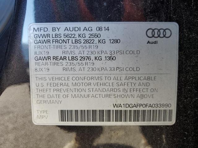 84571785 :رقم المزاد ، WA1DGAFP0FA033990 vin ، 2015 Audi Q5 Premium Plus مزاد بيع