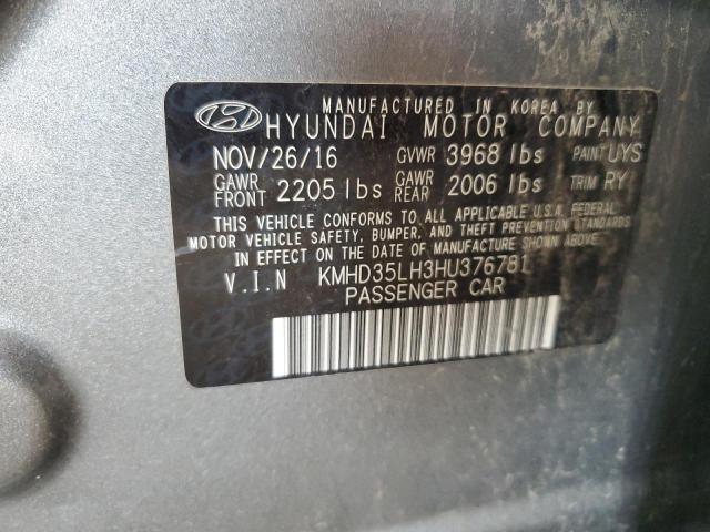 Продаж на аукціоні авто 2017 Hyundai Elantra Gt, vin: KMHD35LH3HU376781, номер лоту: 80902085