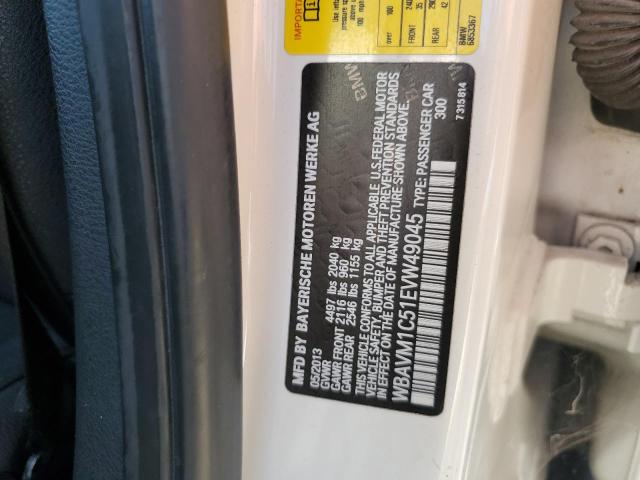 81335385 :رقم المزاد ، WBAVM1C51EVW49045 vin ، 2014 Bmw X1 Sdrive28i مزاد بيع