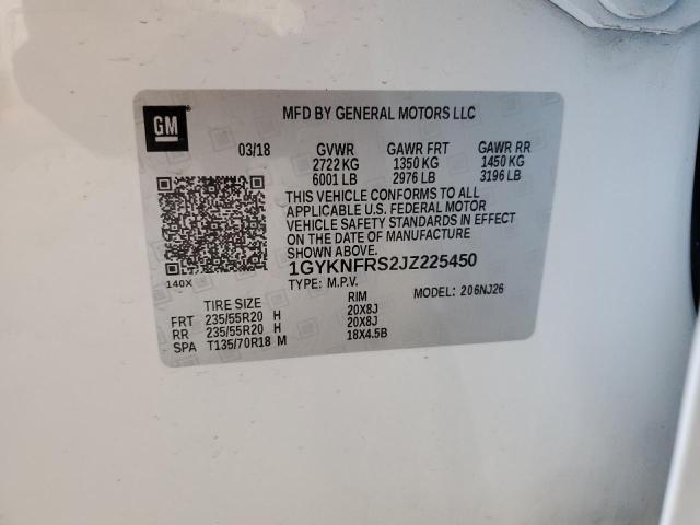 Продаж на аукціоні авто 2018 Cadillac Xt5 Premiu, vin: 1GYKNFRS2JZ225450, номер лоту: 81497445