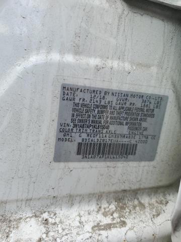 2019 Nissan Sentra S მანქანა იყიდება აუქციონზე, vin: 3N1AB7AP1KL615040, აუქციონის ნომერი: 83925235