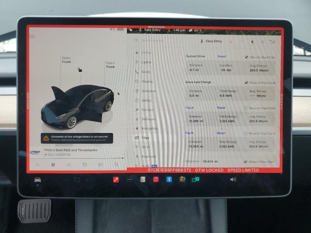 Продаж на аукціоні авто 2023 Tesla Model 3, vin: 5YJ3E1EB8PF666372, номер лоту: 71922625