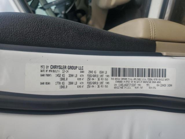 81572325 :رقم المزاد ، 1C4RDJAG6FC715207 vin ، 2015 Dodge Durango Sx مزاد بيع