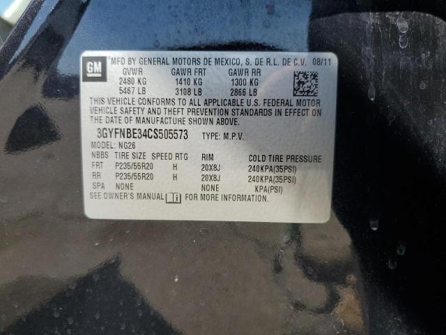 Продажа на аукционе авто 2012 Cadillac Srx, vin: 3GYFNBE34CS505573, номер лота: 80225315