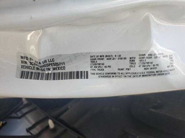 Auction sale of the 2023 Ram Promaster 3500, vin: 3C6MRVHG5PE505711, lot number: 81854965